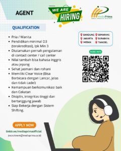 Lowongan Kerja Agent